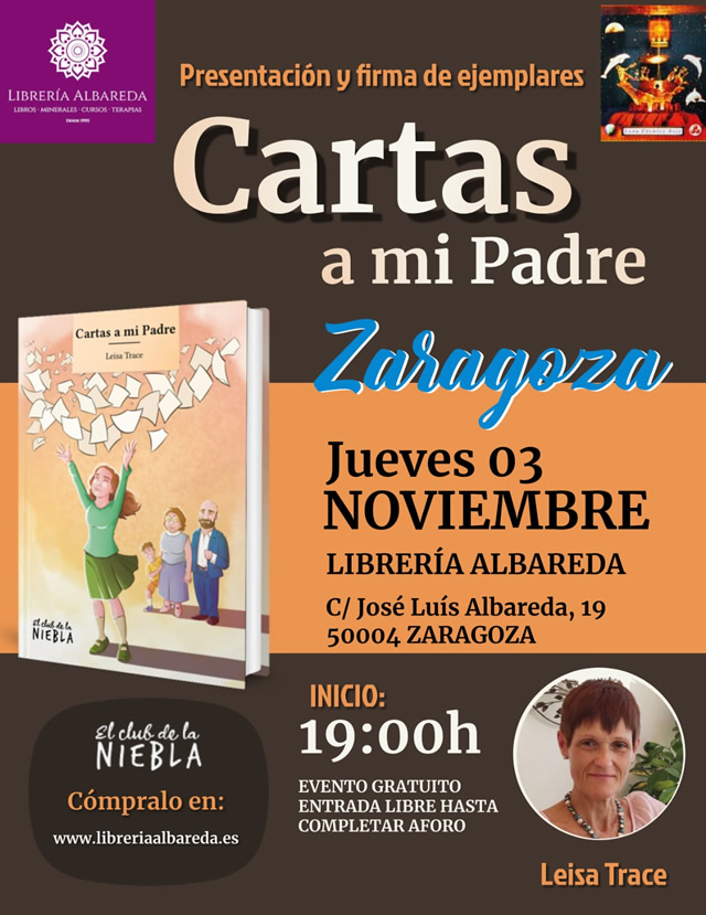 Leisa Trace presenta Cartas a mi padre